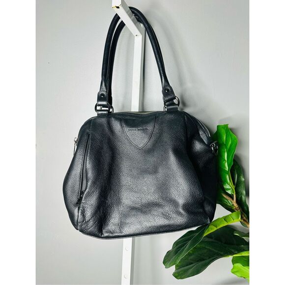 Status Anxiety Handbags - Status Anxiety Force Of Being Black Leather Handbag